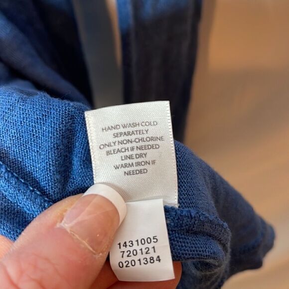 J.Jill Love Linen Open Cardigan Sweater. Size Medium. - Picture 4 of 7